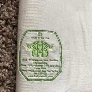 Belly Bandit Viscose from Bamboo Belly Wrap, size XS, cream colored